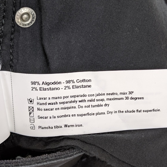 Paula Cahen D'Anvers Black Jeans sz 27 - Picture 3 of 6